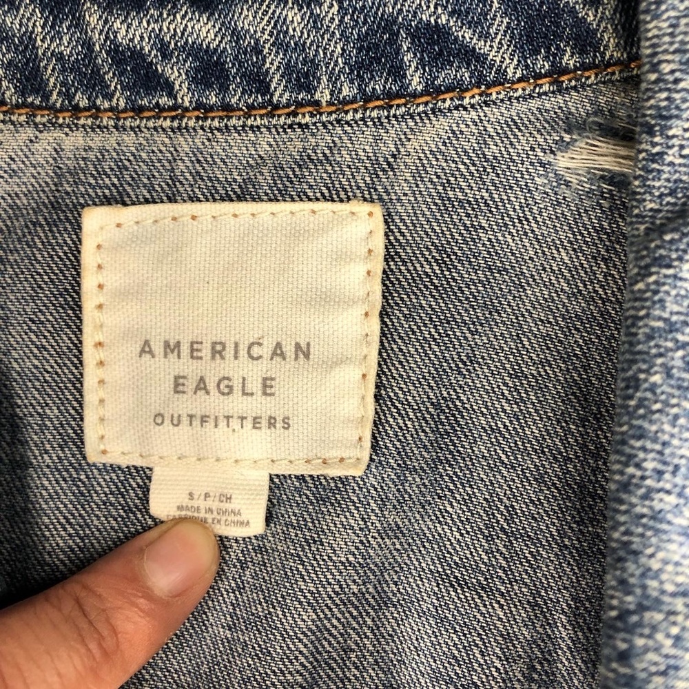 American Eagle Jacket Denim Jacket - image 7